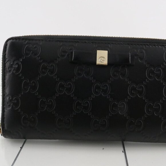 Guccissima- Round Zipper Long Wallet - Picture 1 of 15